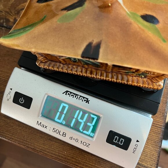 1960s MCM Ceramic Bamboo Style Ashtray Set of 3 with holder Lidded Made in Japan - Picture 16 of 16